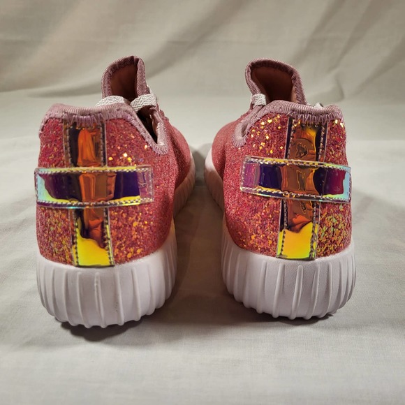 Sparkling Pink Sneakers - Picture 3 of 7